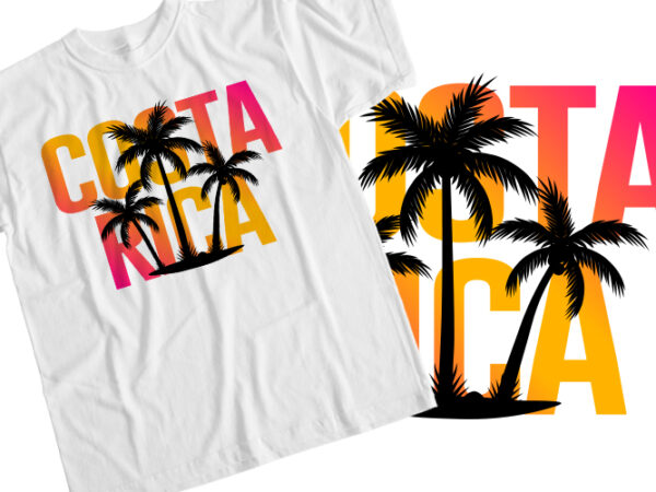 Costa rica t-shirt design