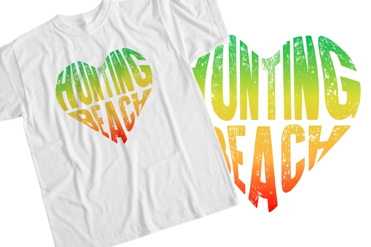 Hunting beach T-Shirt Design