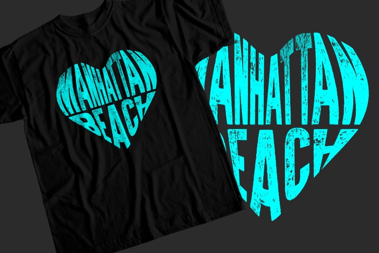 Manhattan beach T-Shirt Design