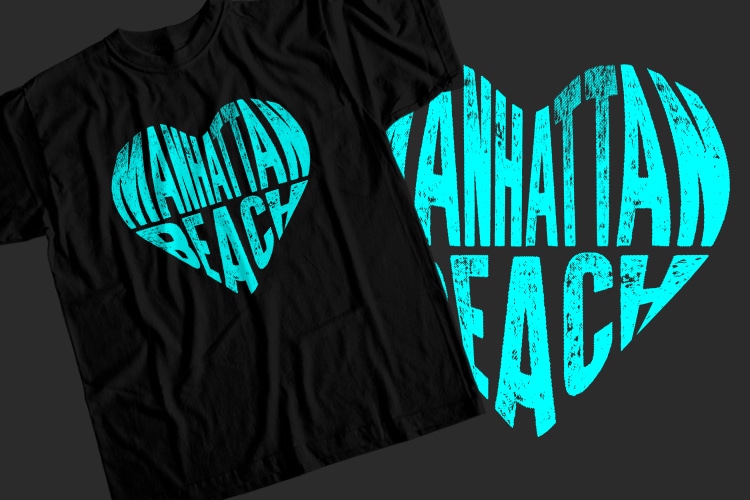 Manhattan beach T-Shirt Design