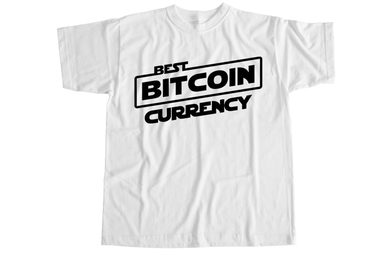 Best bitcoin currency T-Shirt Design