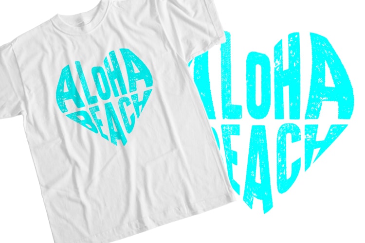 Aloha beach T-Shirt Design