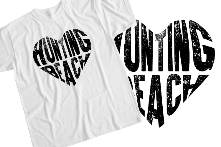 Hunting beach T-Shirt Design