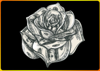 Rose Money t shirt design online