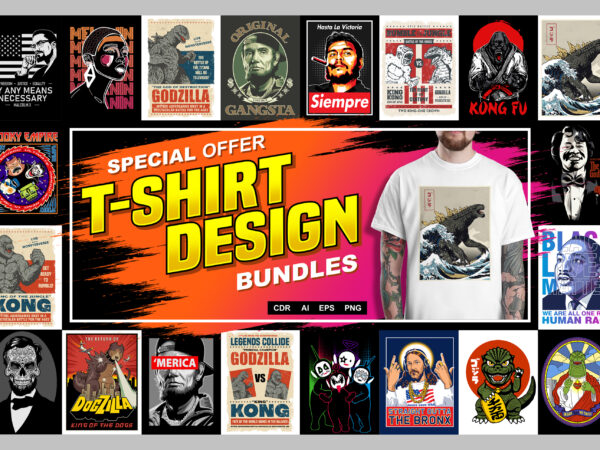 Special offer t-shirt design bundles