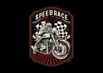 SPEED RACE t shirt template vector