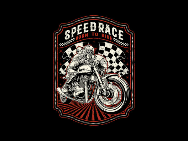 Speed race t shirt template vector