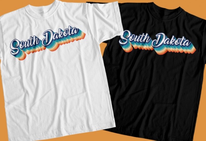 50 america states T-Shirt Design Bundle