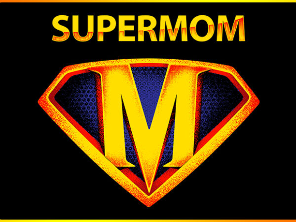 Super mom t shirt template vector