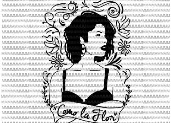 Como La Flor Svg, Selenas Quintanilla love Music Retro 80s 70s Svg, png, dxf, eps, ai t shirt vector file