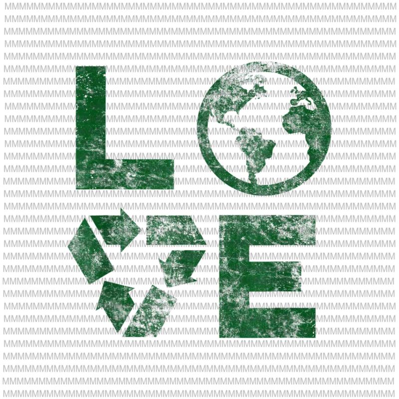 Love Earth Day 90s vector, Vintage Recycling Kids or Teacher Png, Happy Earth Day, Earth Day design