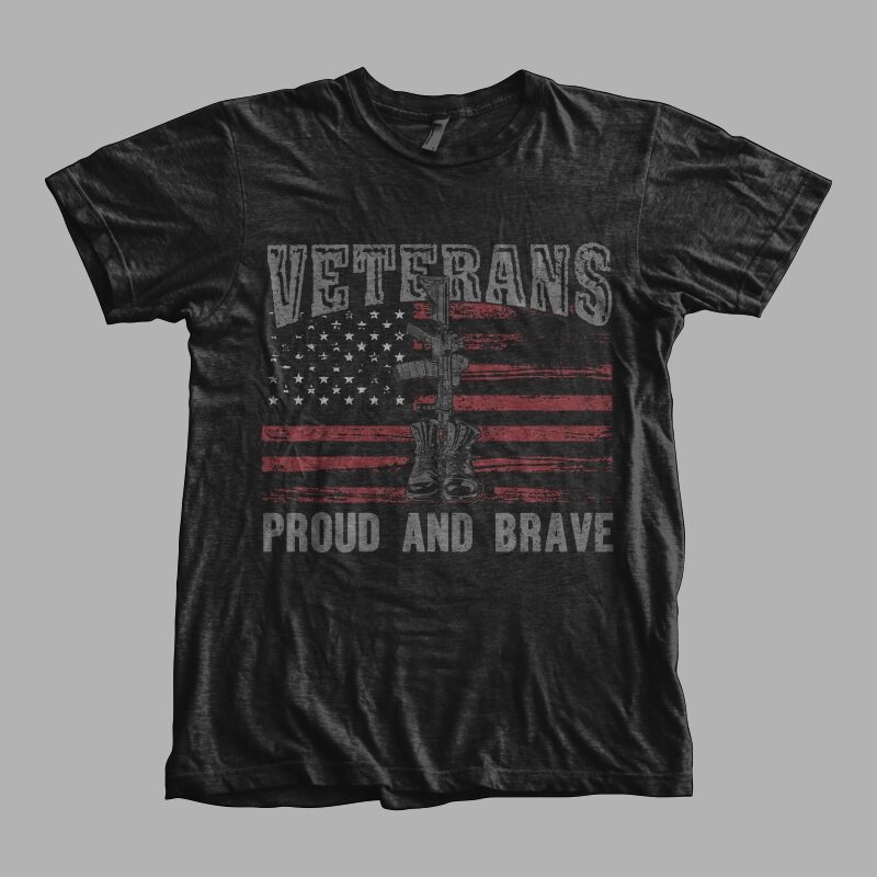 Veteran proud and brave