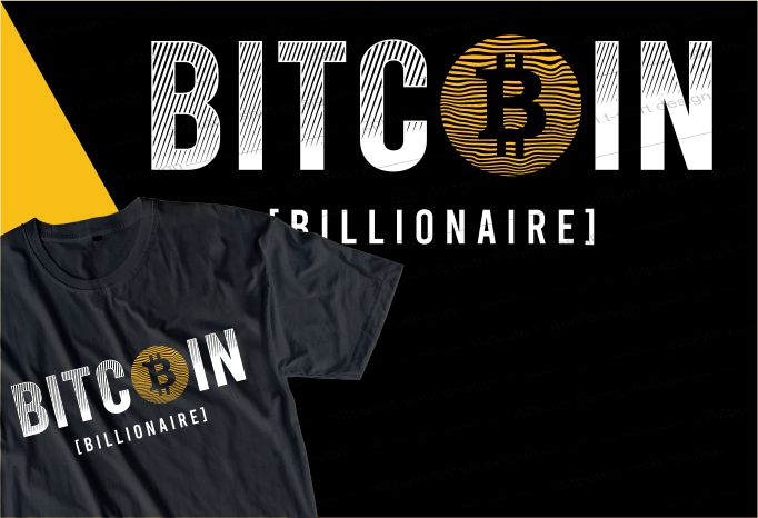 desain kaos bitcoin BUNDLE tipografi grafis LOGO vektor huruf ilustrasi