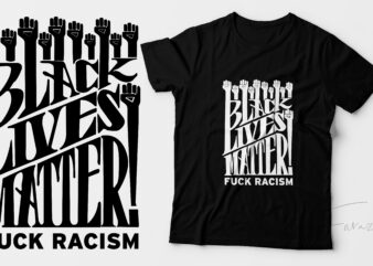 Black Lives Matter | ready to print with editable files t shirt design template