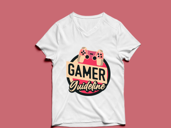 Gamer – guideline – t-shirt design