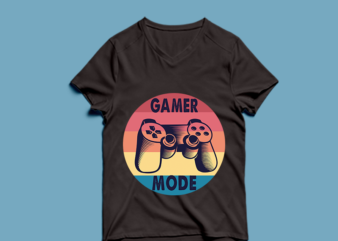 Gamer mode – t shirt design