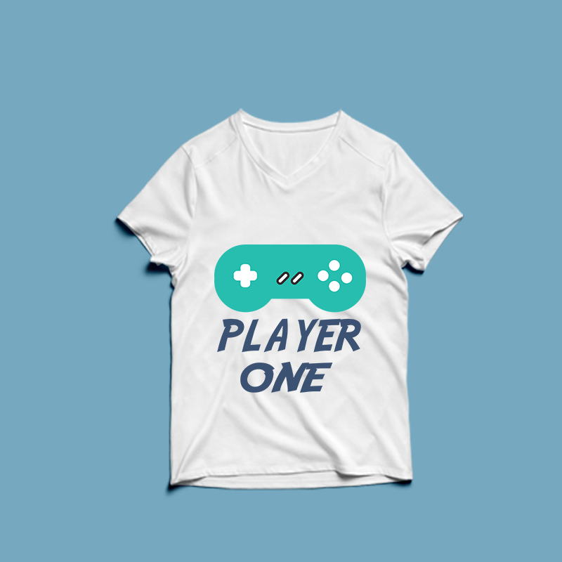 player one – t shirt design