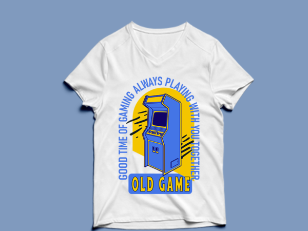 Old game – t shirt design