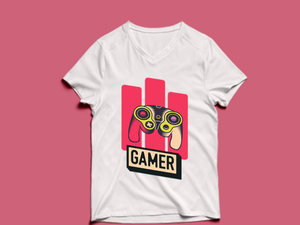 Gamer – t-shirt design