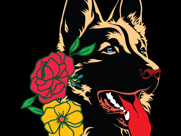 German shepherd dog svg, german shepherd, german shepherd t shirt design