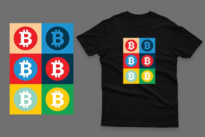 Bitcoin bundle – pack of 25 best selling t-shirt designs for sale 100% Vector AI, EPS, SVG, PNG Transparent