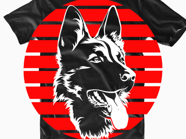 German shepherd dog, police dogs svg , professional dog svg, dog t shirt design