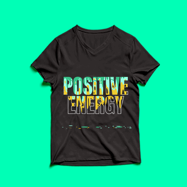 positive energy – t shirt design