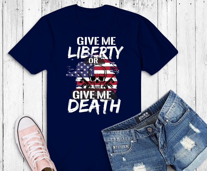 AR-15 png, Give Me Liberty or Give Me Death png, Guns AR-15 svg,cool patriotic American Flag svg,July 4th, American Flag, Give Me Liberty Or Give Me Death, Patrick Henry,