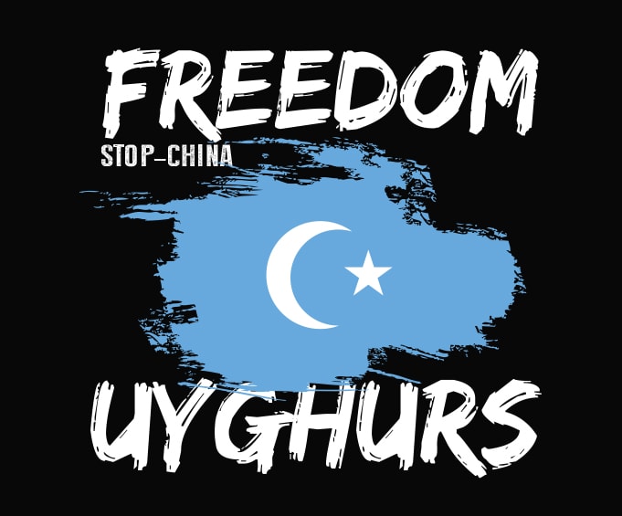 Free the Uyghurs png, Free the Uyghurs svg, freedom Uyghurs svg,FLAG EAST TURKESTAN png,Free Uyghur Resist Fist With Uyghur Flag,