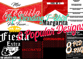 Tequila 5 De Mayo Workout Fiesta Bodybuilder Corona Virus Vaccinated 2021 Top Trending Best Selling Designs PNG + PSD 2021