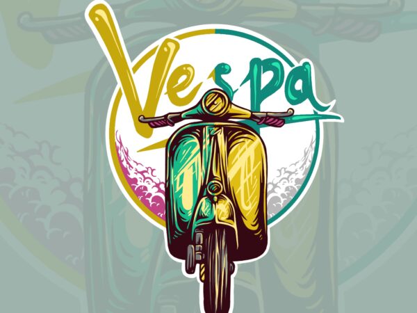 Vespa buy t-shirt design
