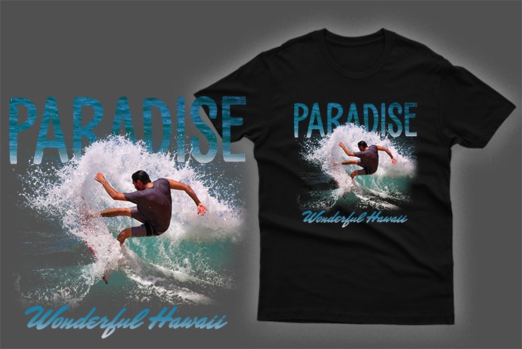 35 Surf Paradise PSD Editable Design Bundle – PNG Transparent Background