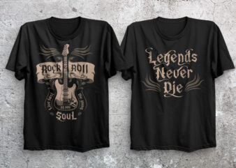 Rock’n Roll T-shirt Design