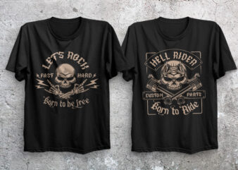 Biker T-shirt Design