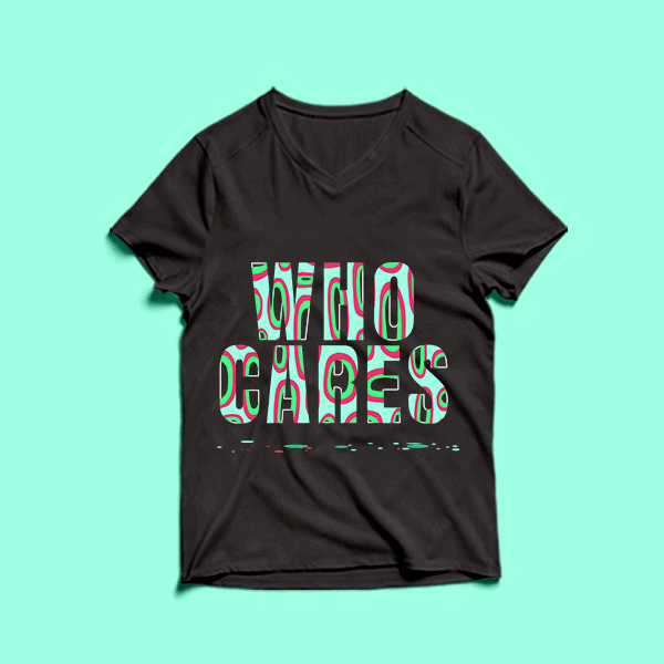 who cares – t shirt design