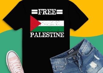 Free Palestine Gaza svg, Free Palestine png, Palestinian Flag Support Tees design png, Free Palestine Gaza eps, Palestinian Flag Stand With Falastine Tee T-Shirt design