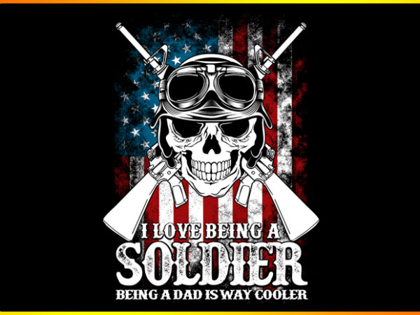 Cool soldier t shirt vector file