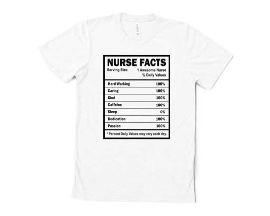 Nurse Facts Svg, Nurse Nutrition Facts, Nurse Heart Design, Nurse Quote, Nurse Life, Funny Nurse Svg, Nurse Svg Designs, Best Nurse, Popular Nurse Design, Nurse Svg, Nurse Clipart, Nurse Cut