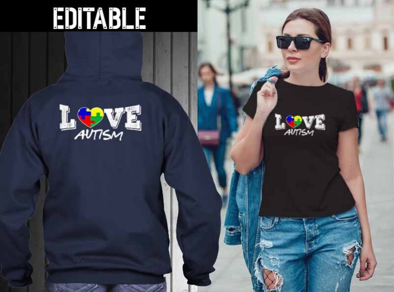 41 AUTISM, mom tshirt designs Bundle editable