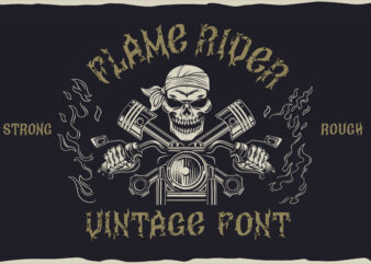 Flame rider t shirt graphic design