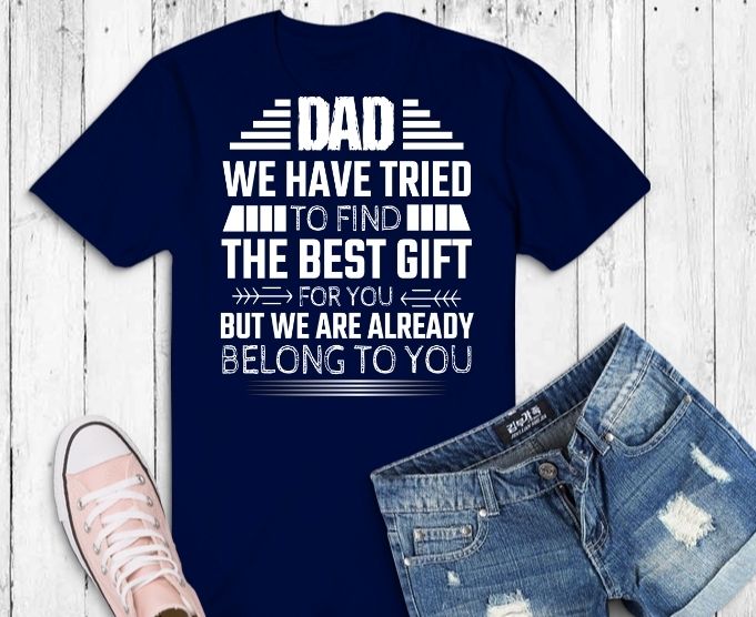 Best Father Shirt Fathers Day Gift Reb Fab Dad T-Shirt My Dad Cooler Tee Gift from Son Gift for Grandpa Funny Uncle Clothes