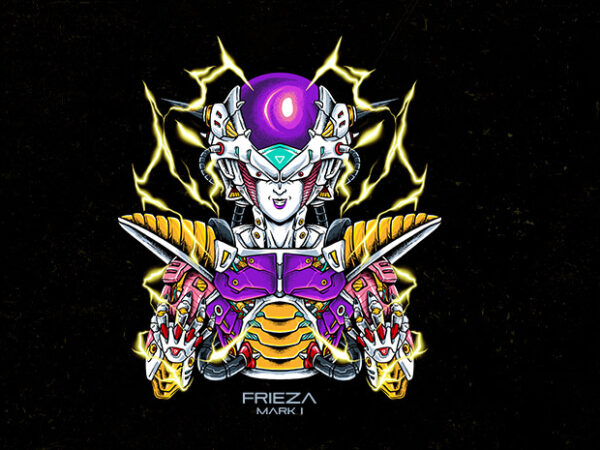 Frieza mark1 t shirt graphic design