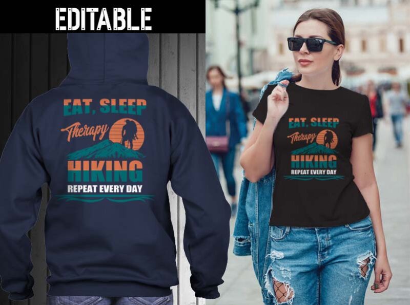 65 Eat sleep repeat bundle tshirt designs editable