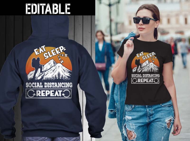 65 Eat sleep repeat bundle tshirt designs editable