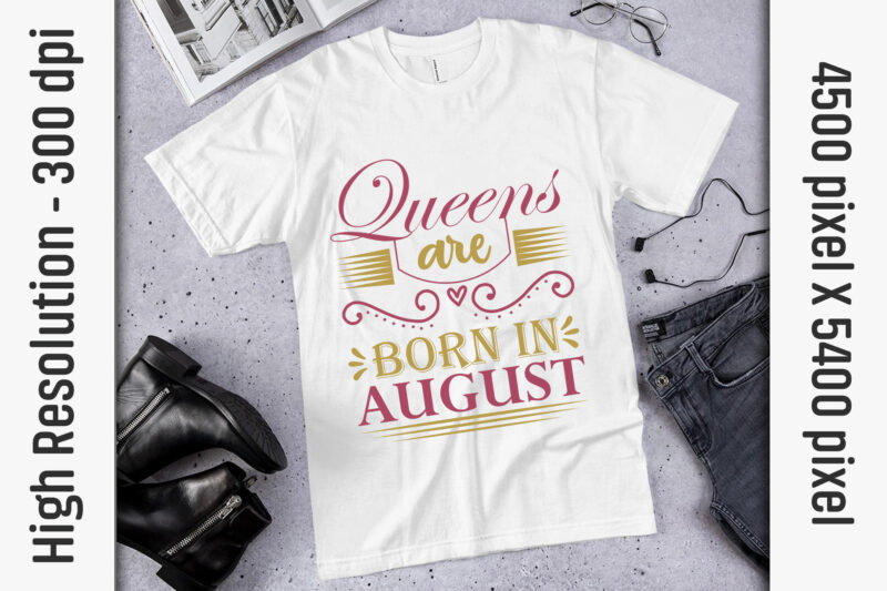 Queens are born in Quotes Designs Bundle