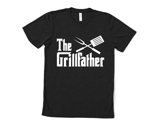 The Grillfather Svg, Father’s Day, Dad, BBQ, Chef, Cooking, Cook, Sayings, Quotes, Gift, Kitchen, T-shirt Design, Vector, Cut File, png, eps, svg