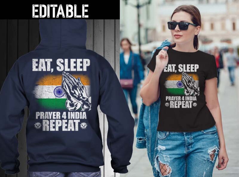 65 Eat sleep repeat bundle tshirt designs editable