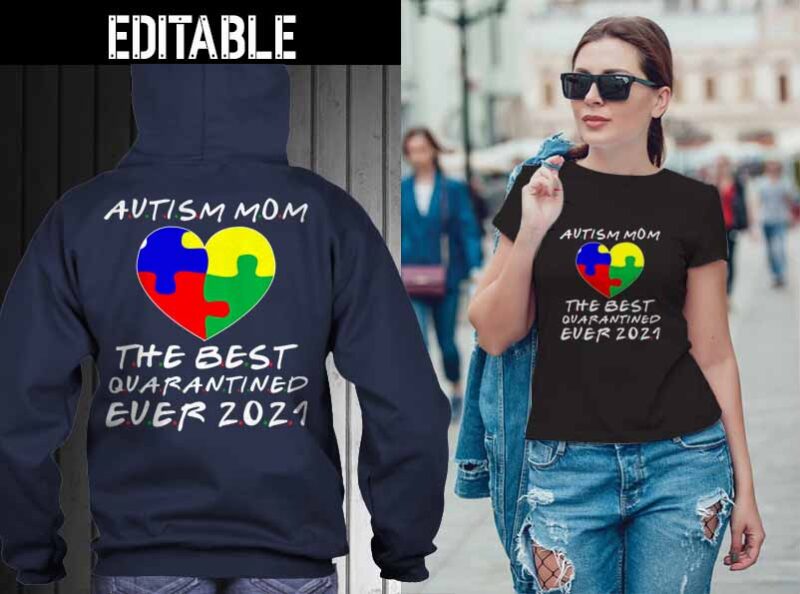 41 AUTISM, mom tshirt designs Bundle editable