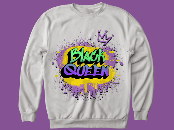 Black queen t-shirt design – black queen t-shirt design psd – black queen t-shirt design png