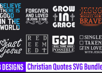 Christian Jesus Quotes Designs Bundle